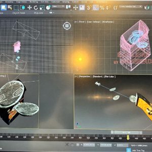 Création Graphique 3D carte noire