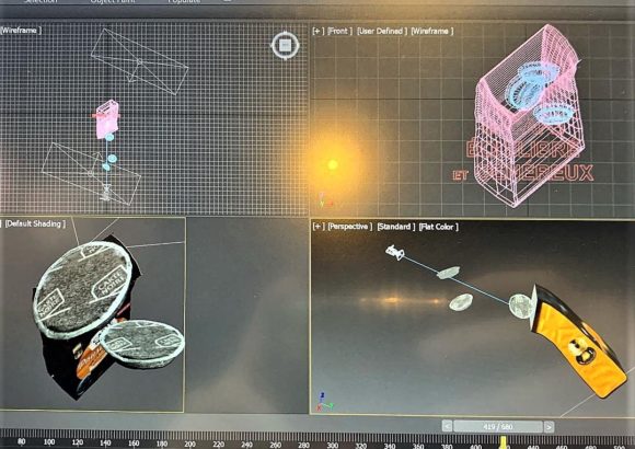 Création Graphique 3D carte noire